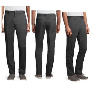 NWT George Men's Tapered Grey Versatile Chino - Business Casual Pants SZ 30W/32L
